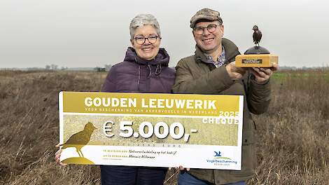 Gouden Leeuwerik voor akkerbouwer Meeuwis Millenaar
