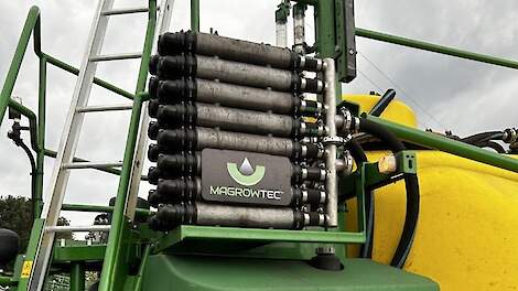 Magnetisch spuitsysteem in klasse van 97,5 procent driftreductie ingedeeld