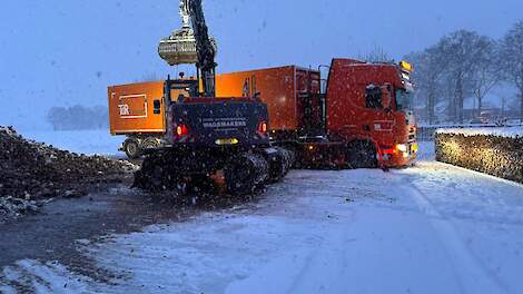 Suikerfabrieken ondervinden flinke hinder door sneeuwval