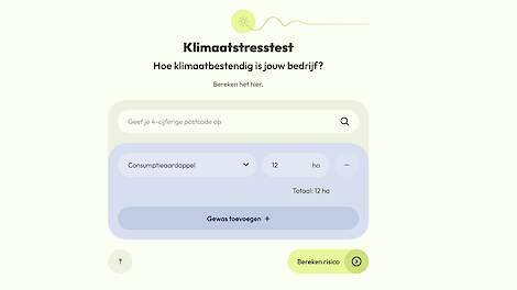 Stresstest WUR helpt akkerbouwer risico’s klimaatverandering per bedrijf helder te maken