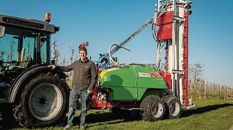 Spuittechniek fruitteelt ook bruikbaar in akkerbouw: Middelbesparing door sensortechniek